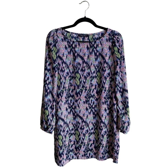 Honey Punch Dresses & Skirts - Honey Punch Colorful Long Sleeve Tunic Dress